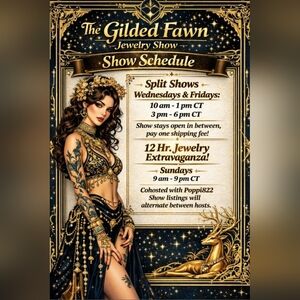TheGildedFawn Live Show Schedule